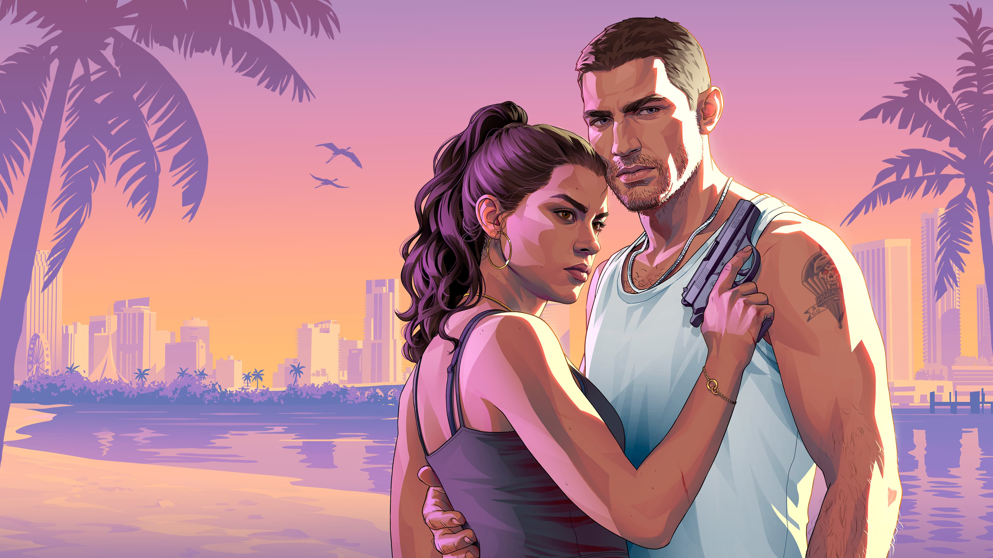 Jason et Lucia à la plage — artwork officiel