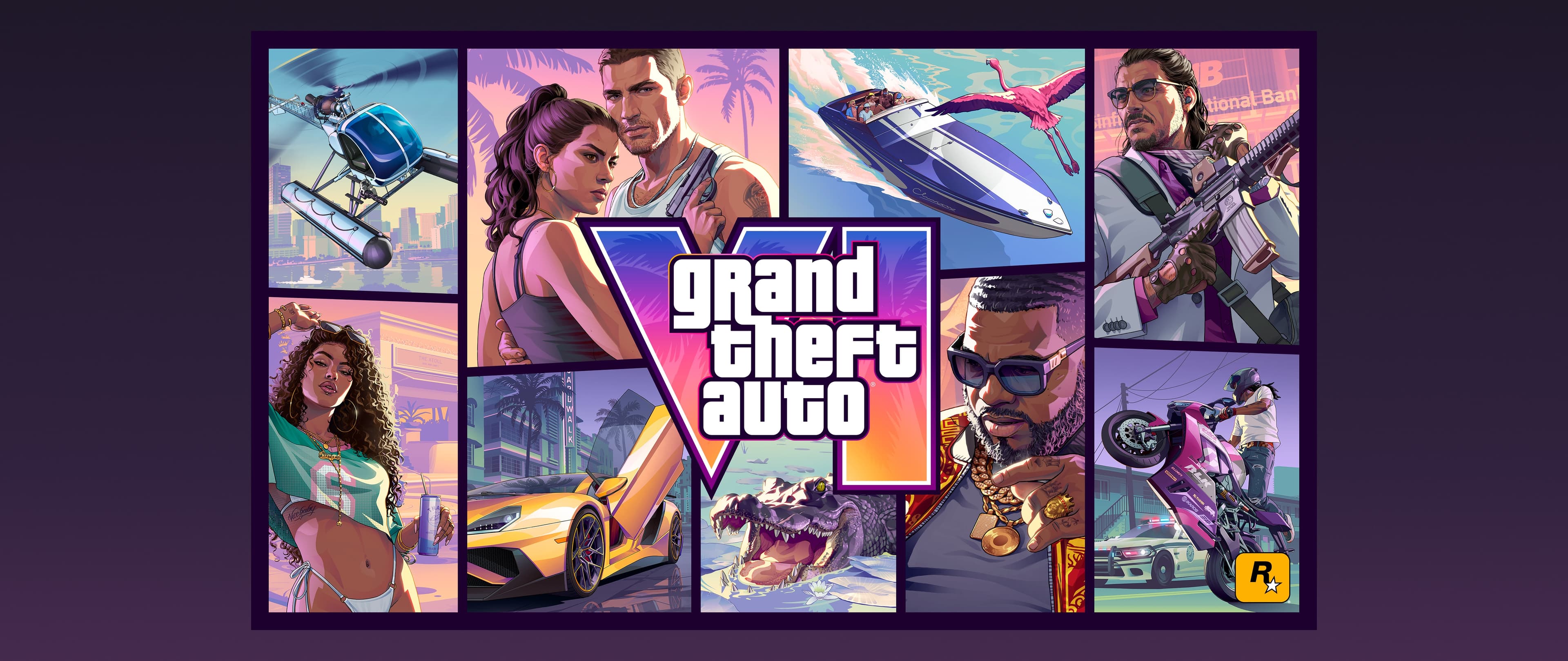 Grand Theft Auto VI — artwork officiel Rockstar